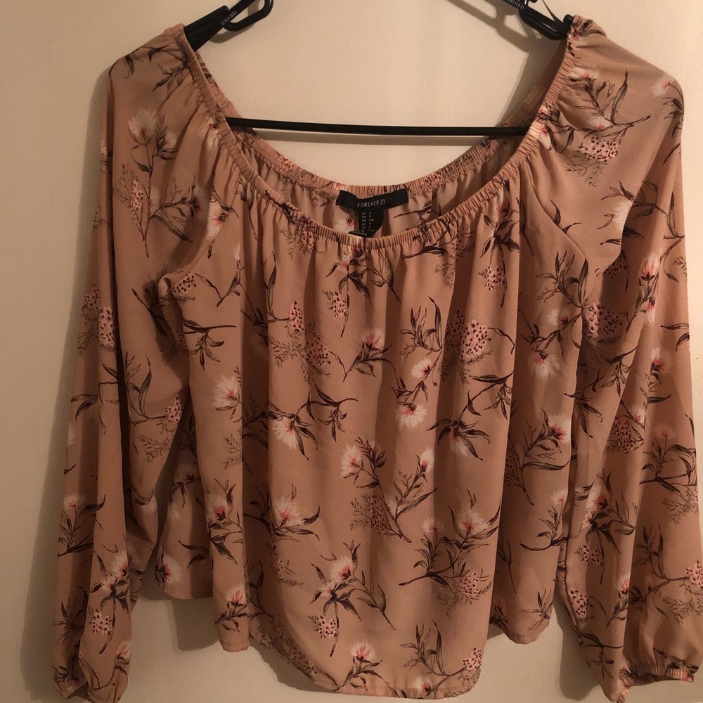 forever 21 | floral blouse + pink